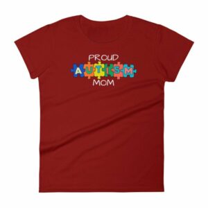 Proud Autism Mom Autism Awareness Women's T-Shirt - Image 13