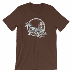 South Beach Miami Florida Vintage Beach T-Shirt - Image 2