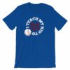 I Teach My Kids To Hit and Steal Baseball Mom Dad T-Shirt - Image 10
