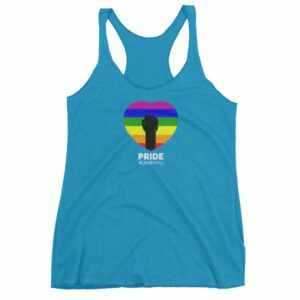 LGBT Pride Love Wins Rainbow Heart Pride Month Awareness Women's tank top - Image 11