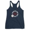 I Teach My Kids To Hit and Steal Baseball Mom Dad Women's tank top - Image 5