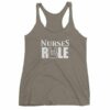Nurses Rule Rock On Hand Nurse Support Women's tank top - Image 6