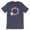 I Teach My Kids To Hit and Steal Baseball Mom Dad T-Shirt - Image 3