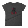 Grenade and Roses - Vintage Hand Grenade Tattoo Art Women's T-Shirt - Image 4
