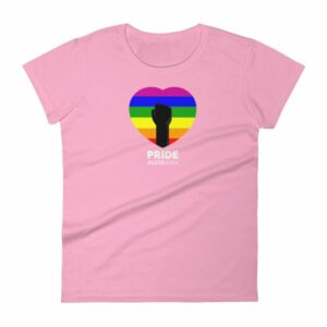 LGBT Pride Love Wins Rainbow Heart Pride Month Awareness Women's T-Shirt - Image 14