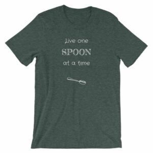 Live One Spoon At A Time Spoonies Chronic Illness T-Shirt - Image 4
