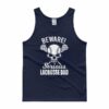Beware Serious Lacrosse Dad Lacrosse Lovers Tank top - Image 2
