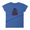Grenade and Roses - Vintage Hand Grenade Tattoo Art Women's T-Shirt - Image 9
