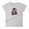 Grenade and Roses - Vintage Hand Grenade Tattoo Art Women's T-Shirt - Image 7
