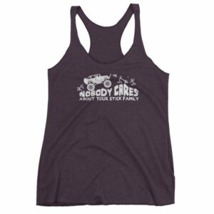 Nobody Cares About Your Stick Figure Family Off Road Women's tank top - Image 8