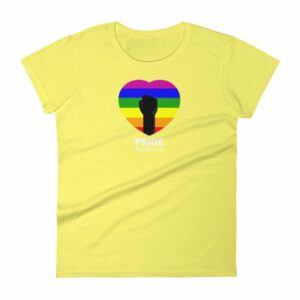 LGBT Pride Love Wins Rainbow Heart Pride Month Awareness Women's T-Shirt - Image 11