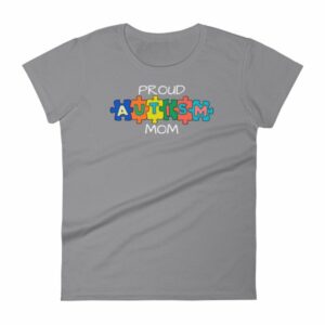 Proud Autism Mom Autism Awareness Women's T-Shirt - Image 5