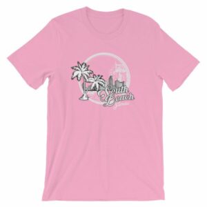 South Beach Miami Florida Vintage Beach T-Shirt - Image 14