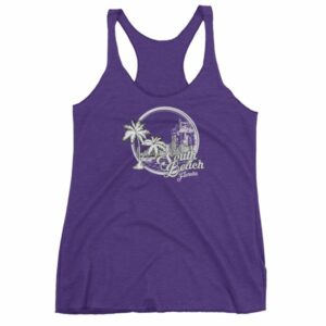 South Beach Miami Florida Vintage Beach Women's tank top - Image 7