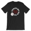I Teach My Kids To Hit and Steal Baseball Mom Dad T-Shirt