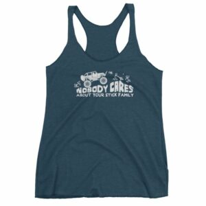 Nobody Cares About Your Stick Figure Family Off Road Women's tank top - Image 3