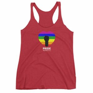 LGBT Pride Love Wins Rainbow Heart Pride Month Awareness Women's tank top - Image 12