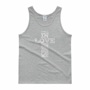 I Fell In Love With The Man Who Died For Me Christian T-Shirt Tank top - Image 4
