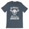 Beware Serious Lacrosse Kid Lacrosse Lovers T-Shirt - Image 9