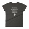 Coffee Doesn't Ask Me Stupid Questions Funny Women's T-Shirt - Image 2
