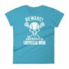 Beware Serious Lacrosse Mom Lacrosse Lovers Women's T-Shirt - Image 13