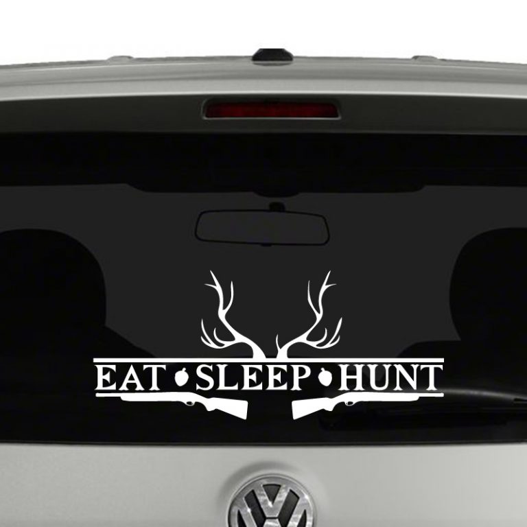 Eat Sleep Hunt Hunters Vinyl Decal Sticker