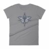 Magical Butterfly on Geometric Shapes Butterfly Women's short sleeve t-shirt - Image 2