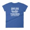 English Teacher Like A Normal Teacher Much Cooler Women's T-Shirt - Image 8