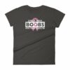 Check Your Boobs Mine Tried to Kill Me Breast Cancer Awareness Women's T-Shirt - Image 2