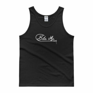 Bite Me Funny Fishing Lovers Snark Tank top