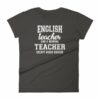 English Teacher Like A Normal Teacher Much Cooler Women's T-Shirt - Image 2