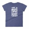 This Is Not Sweat, It's My Body Crying Workout Women's T-Shirt - Image 6