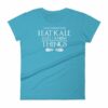 Thats What I Do I Eat Kale And I Know Things Vegan Women's T-Shirt - Image 12