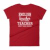 English Teacher Like A Normal Teacher Much Cooler Women's T-Shirt - Image 15
