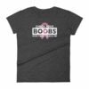 Check Your Boobs Mine Tried to Kill Me Breast Cancer Awareness Women's T-Shirt - Image 3
