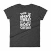 This Is Not Sweat, It's My Body Crying Workout Women's T-Shirt - Image 3