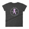 Metastatic Breast Cancer Support Awareness Women's T-Shirt - Image 3