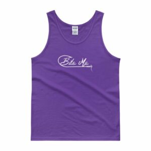 Bite Me Funny Fishing Lovers Snark Tank top - Image 3