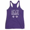 I Hope Your Day Is As Nice As My Biceps Workout Women's tank top - Image 7
