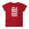 This Is Not Sweat, It's My Body Crying Workout Women's T-Shirt - Image 15
