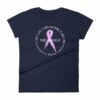 Metastatic Breast Cancer Support Awareness Women's T-Shirt - Image 4
