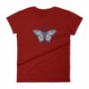 Magical Butterfly on Geometric Shapes Butterfly Women's short sleeve t-shirt - Image 11