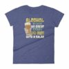 Alcohol No Great Story Ever Starts With a Salad Women's T-Shirt - Image 6
