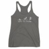 WGirls Tri Harder Funny woman's Triathlon Women's tank top - Image 4