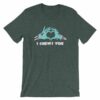 I Chews You Zombie Hands Zombie Lovers T-Shirt - Image 3