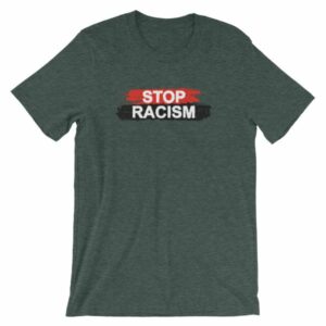 Stop Racism All One Race Anti-Racism T-Shirt - Image 3