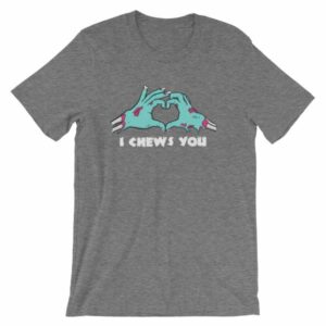 I Chews You Zombie Hands Zombie Lovers T-Shirt - Image 9