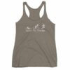 WGirls Tri Harder Funny woman's Triathlon Women's tank top - Image 6
