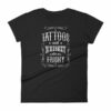 Tattoos And Whisky Make Me Frisky Funny Tattoo Fans Women's T-Shirt