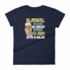 Alcohol No Great Story Ever Starts With a Salad Women's T-Shirt - Image 4